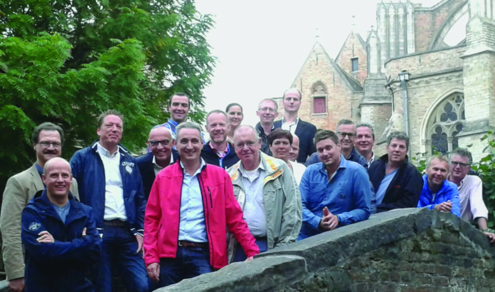 Groepsfoto Nederlandse distributeurs Brugge